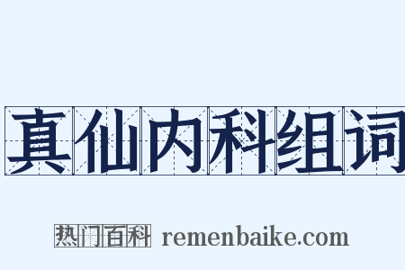 真仙内科组词是什么意思的图片